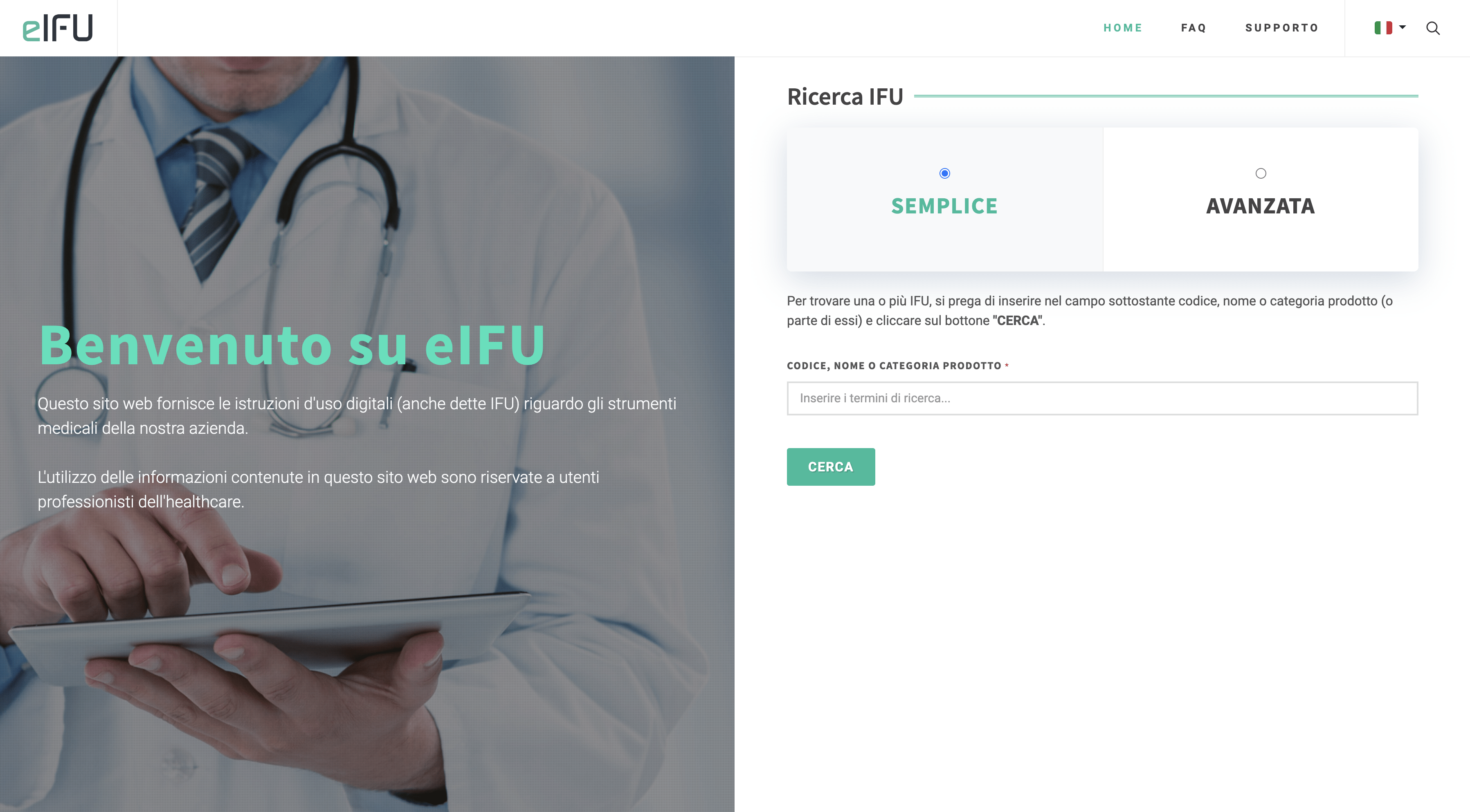 eIFU-software