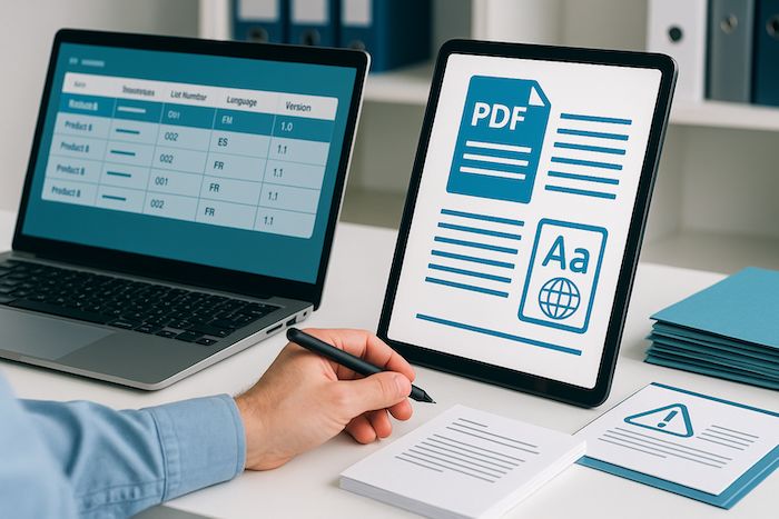 modulo software eIFU - gestione documenti e prodotti